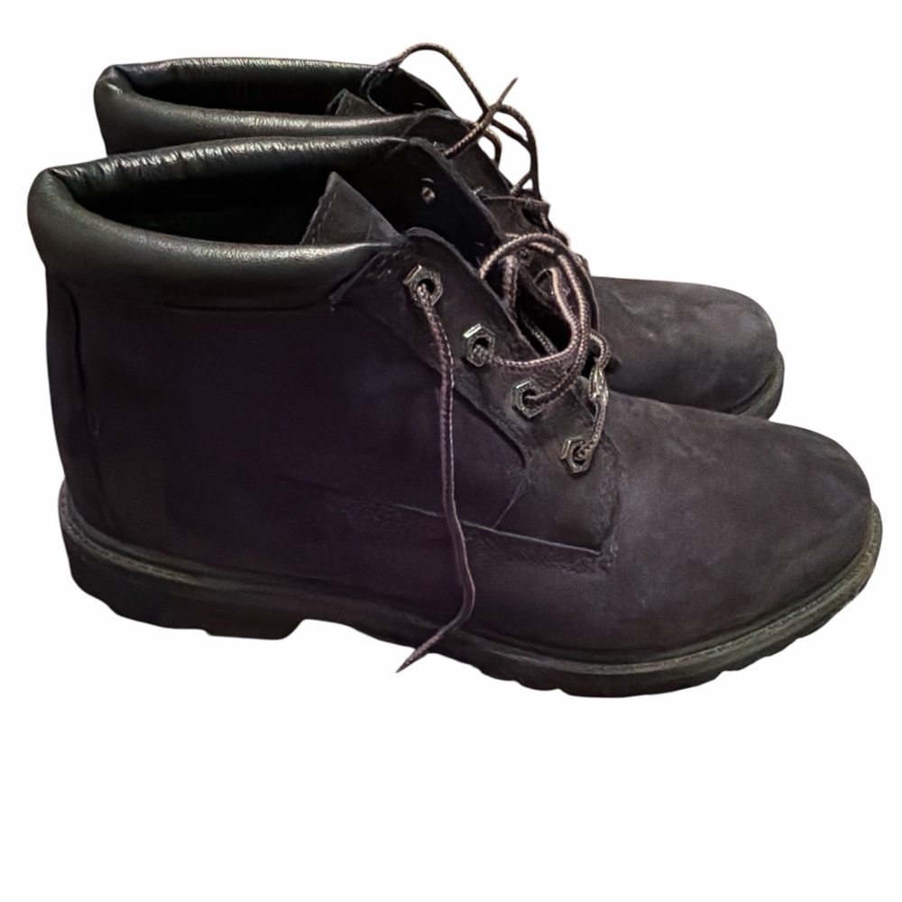 Timberland Women's Nellie Waterproof Chukka Boot Black‎ Size 10